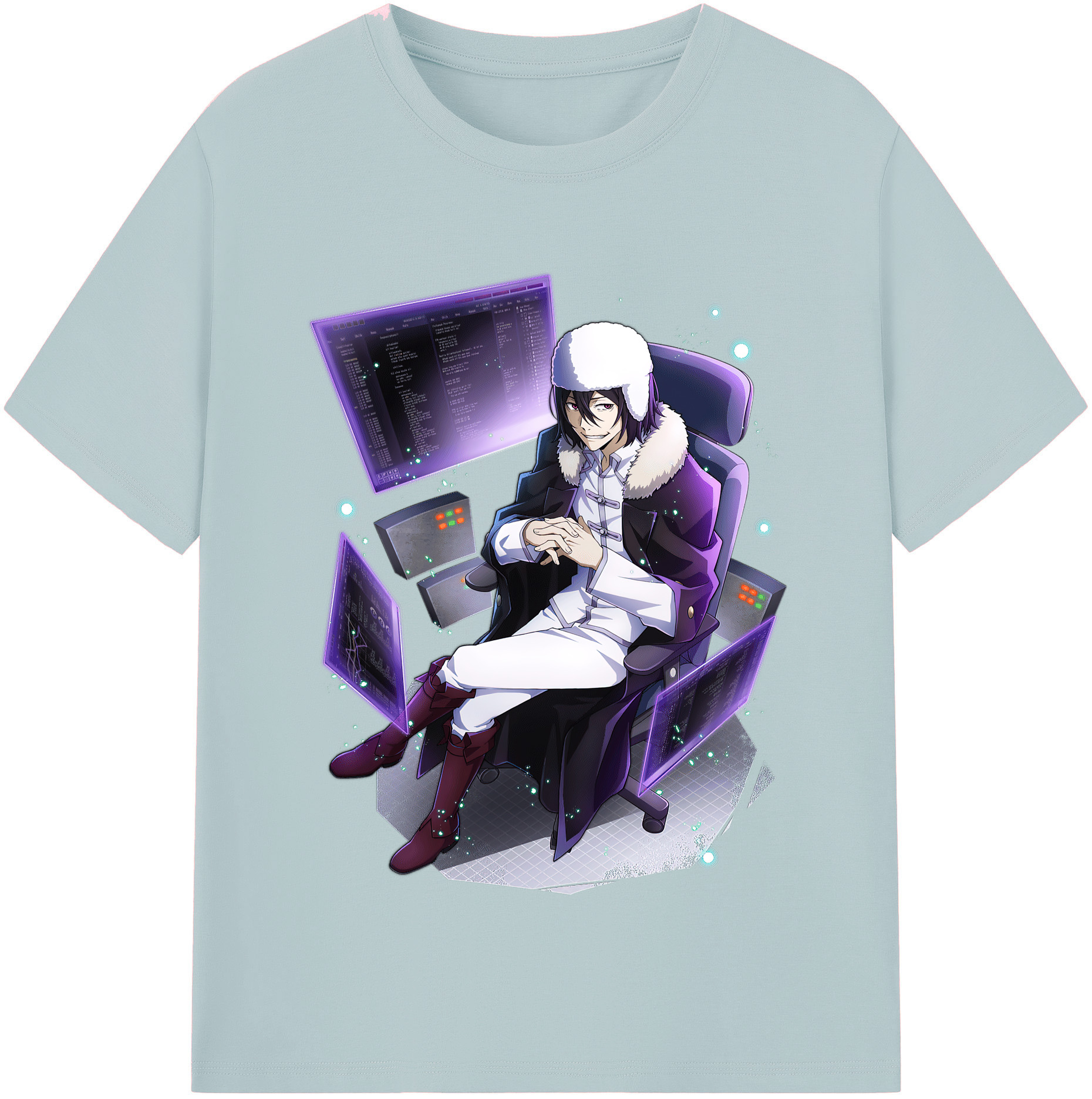 （画像用） 文豪ストレイドッグス Bungo Stray Dogs 綿100％半袖Tシャツ（フロントプリント）